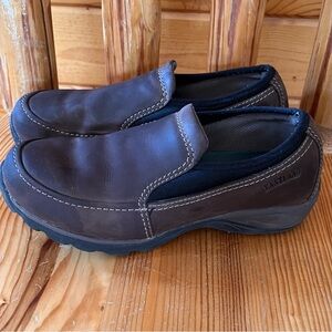 Eastland Sage Loafers Womens 8.5 M Brown Leather Shoes Slip On Casual‎